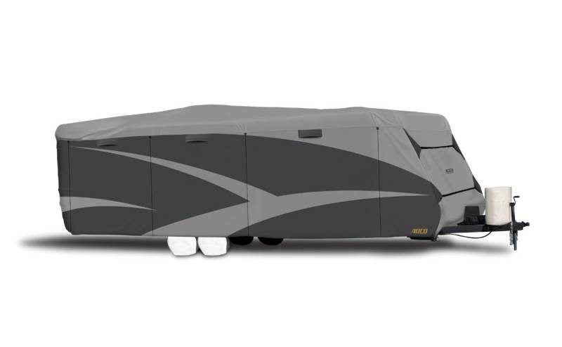 ADCO 52244 Designer-Serie SFS Aqua Shed Reise-Anhänger, Wohnmobil-Abdeckung, 7,8 m, Grau von ADCO