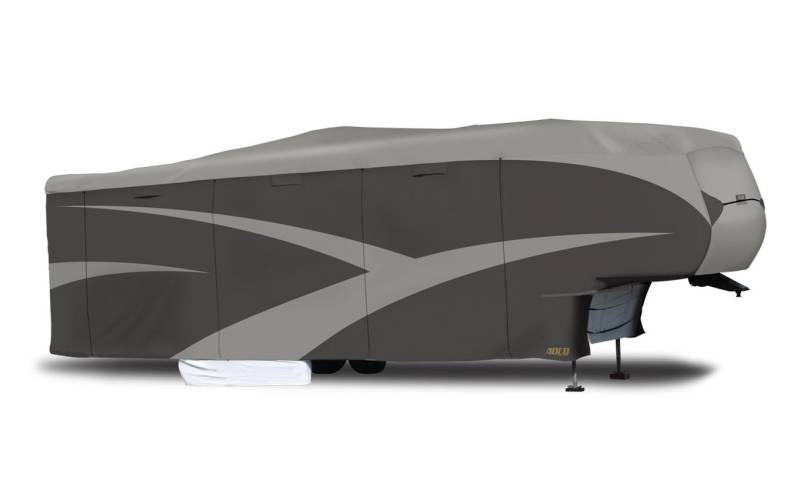 ADCO 52253 Designer-Serie SFS Aqua Shed Wohnwagen-Abdeckung, 5. Räder, 7 Zoll - 71 cm, Grau von ADCO