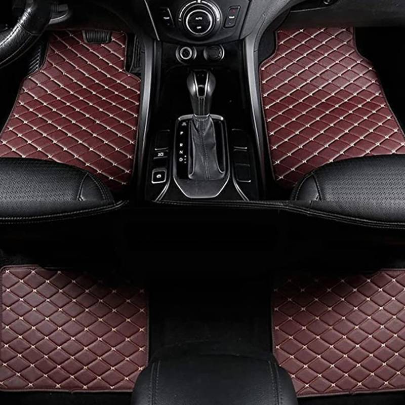 adhd Auto Fußmatten für VW Amarok 2010-2020, Strapazierfähigen staubdicht Fußmatten Wasserdicht rutschfeste Auto Innen,D von ADHD