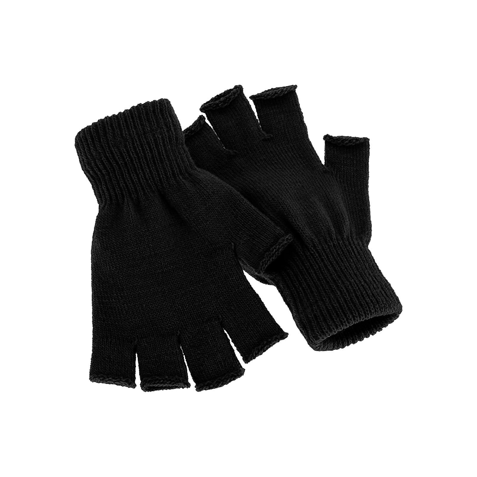 ADXFWORU Handschuhe für Hochzeit Fingerlose Handschuhe spitzenhandschuhe schwarz Armwärmer gloves Stretch Strickhandschuhe Fasching Opernparty von ADXFWORU