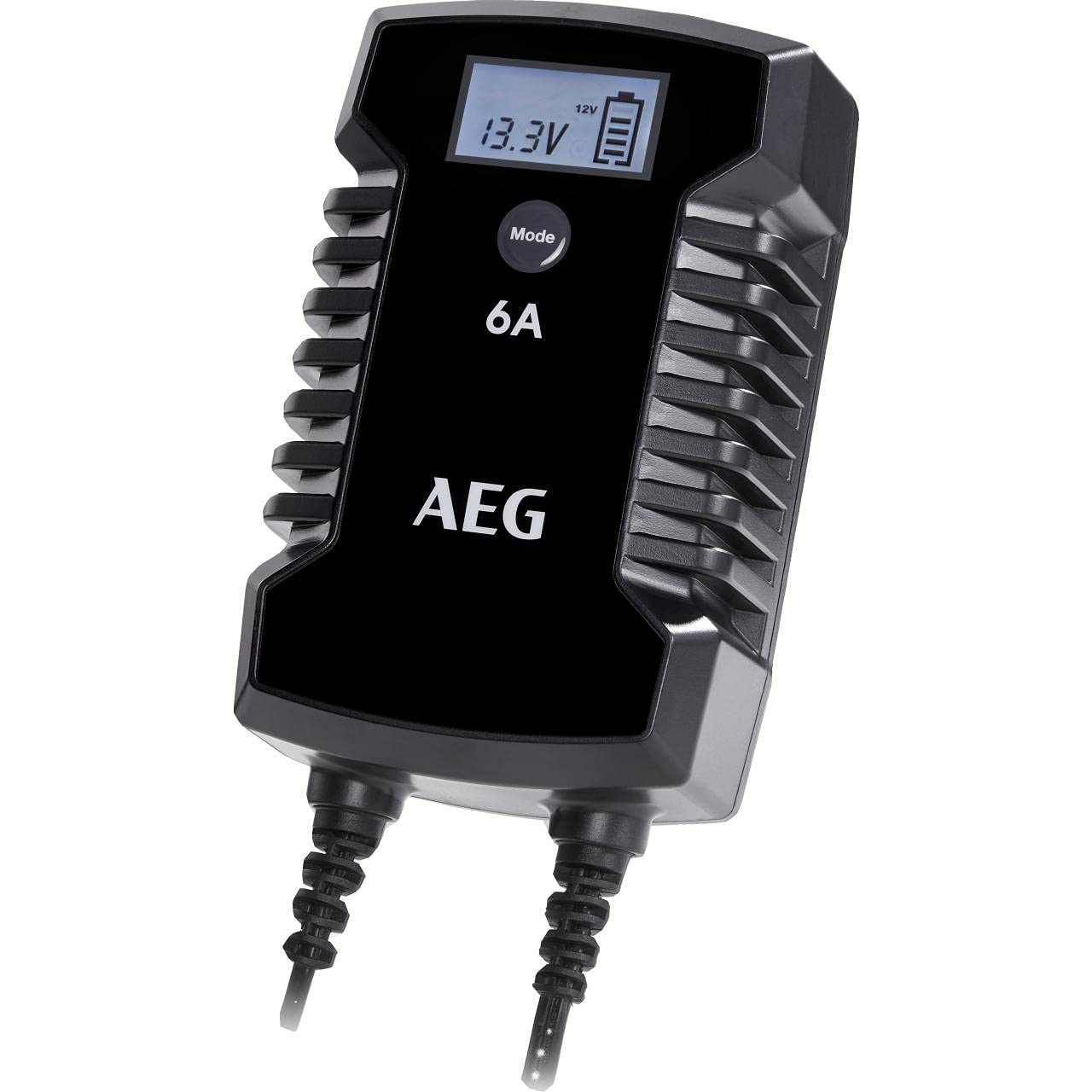 AEG Automotive 10617 Mikroprozessor-Ladegerät für Auto Batterie LD 6.0, 6 Ampere für 6/12 V, 7-HF Ladestufen, Autostartfunktion Komfortanschluss von AEG