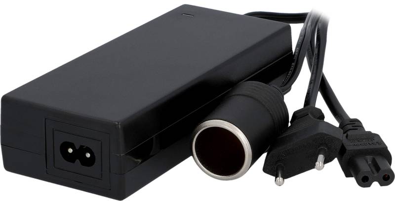 AEG Automotive Spannungswandler KA6 KFZ-Netzadapter Stromwandler Ladegerät 230V AC auf 12V/6A DC (max.72W) mit Zigarettenanzünderbüchse, Schwarz von AEG