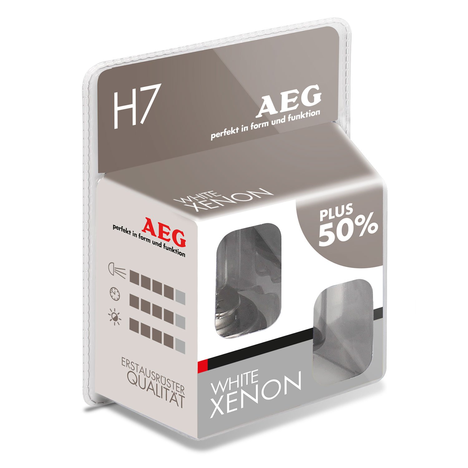 AEG Automotive 97264 Glühlampe White Xenon H7, 55 W, 2-er Set von AEG