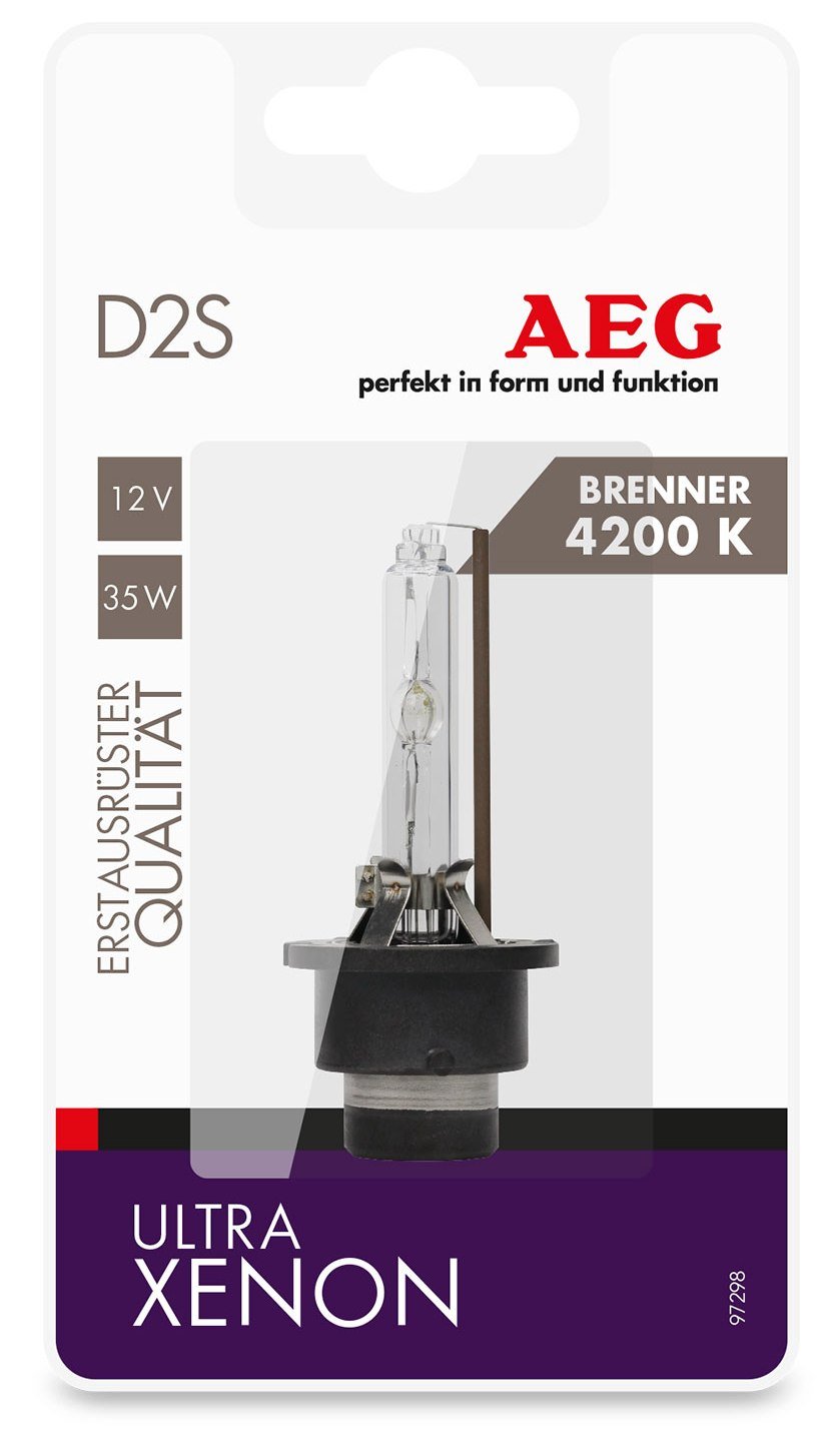 AEG Automotive 97298 Ultra Xenon Brenner D2S 4200 K, 12 V, 35 W von AEG