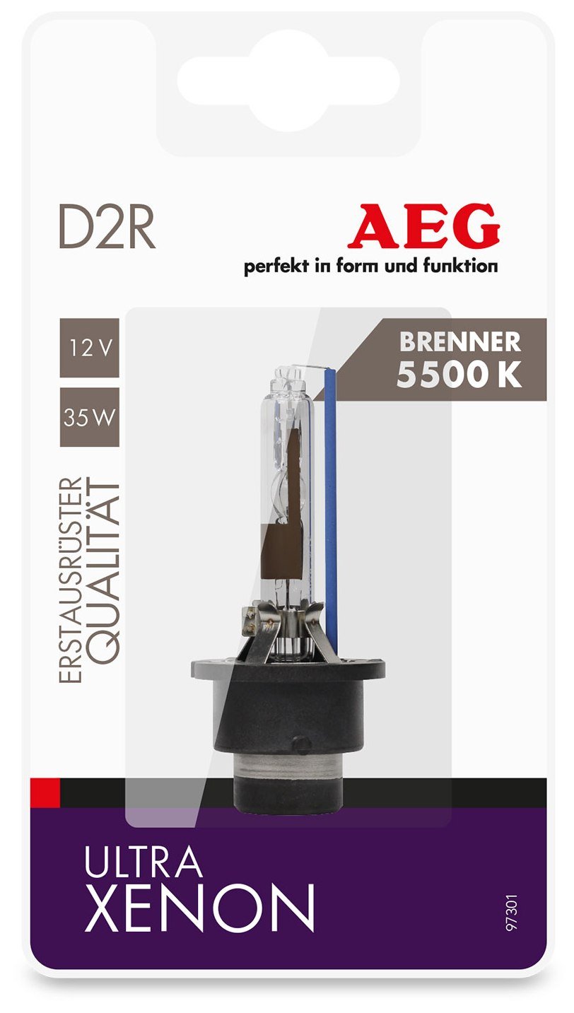 AEG Automotive 97301 Ultra Xenon Brenner D2R Intensiv-Blau 5500 K, 12 V, 35 W von AEG