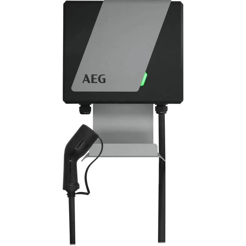 AEG Wallbox WB 22, Ladestation für Elektro/Hybrid-Autos, 22 kW 400 V, ohne FI Schalter, 3-phasig, 5m Ladekabel, Typ 2 Stecker, IP 45, LED-Statusanzeige von AEG