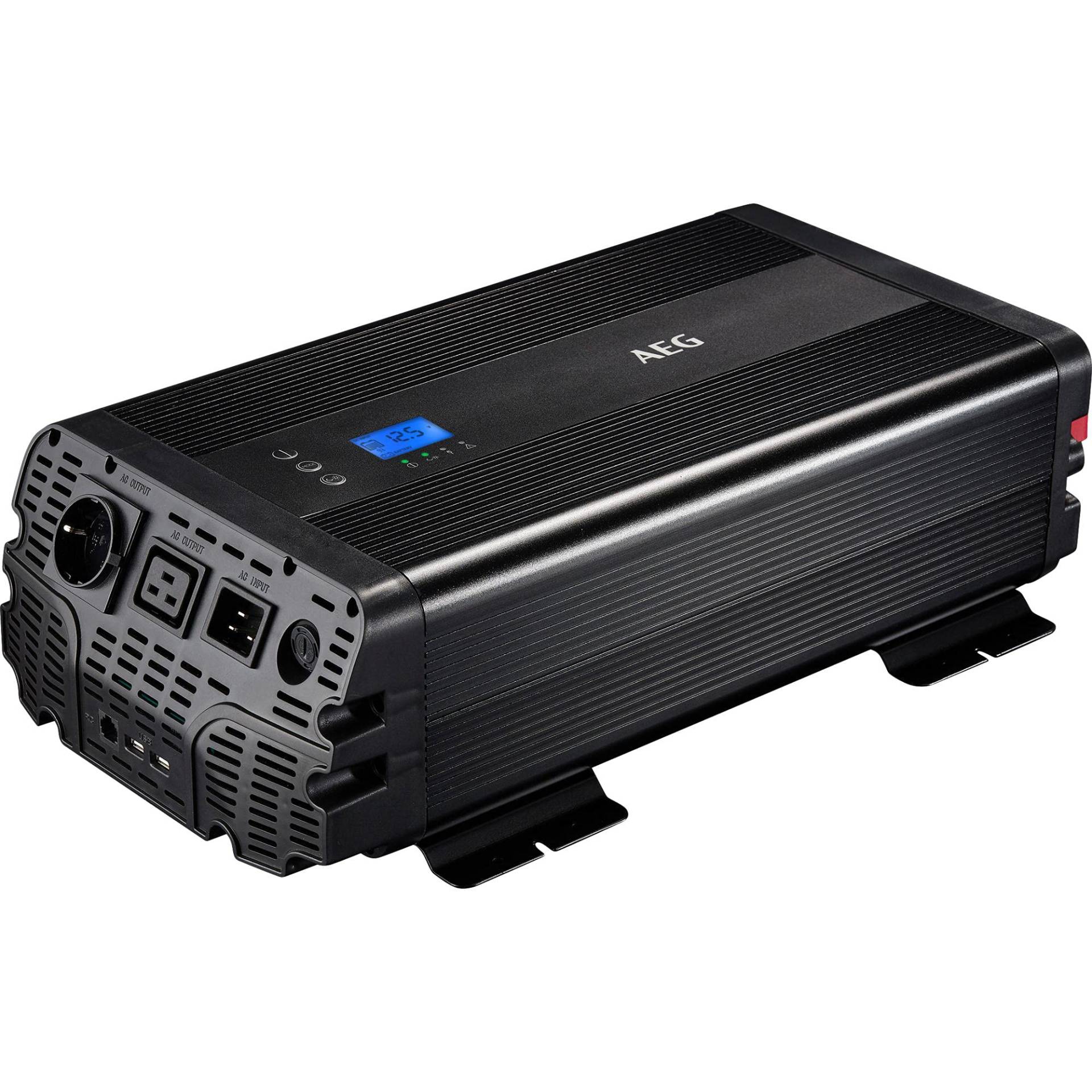 AEG Automotive Sinus-Spannungswandler 3000 W, 12 V DC auf 230 V AC, mit App-Steuerung, Netzvorrangschaltung, Lüftersteuerung, Wechselrichter Inverter AEG Automotive Sinus-Spannungswandler 3000 W, 12 V DC auf 230 V AC, mit App-Steuerung, Netzvorrangschaltung, Lüftersteuerung, Wechselrichter Inverter von AEG