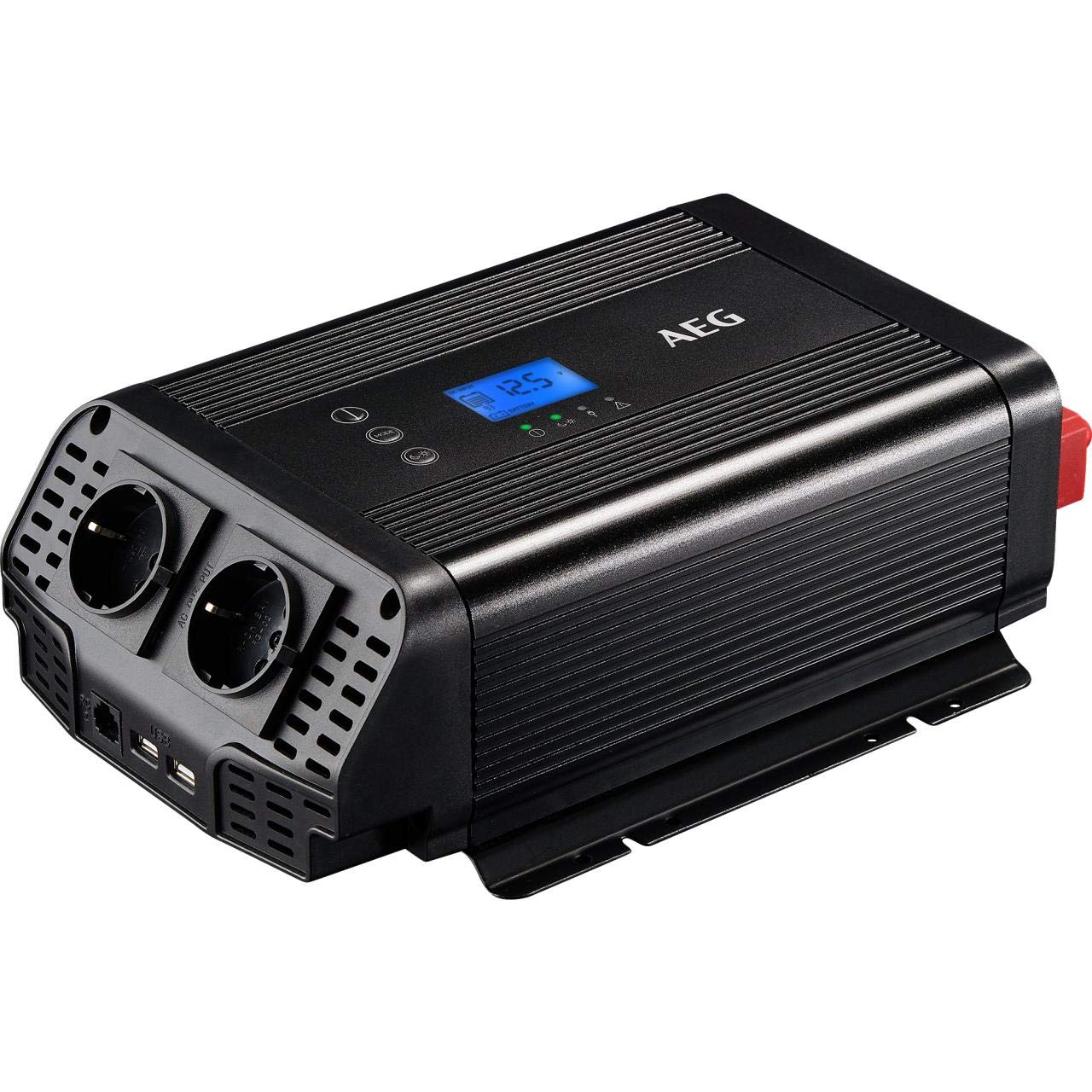 AEG Automotive Sinus-Spannungswandler 600 W, 12 V DC auf 230 V AC, mit App-Steuerung, Lüftersteuerung, Wechselrichter Inverter Stromwandler AEG Automotive Sinus-Spannungswandler 600 W, 12 V DC auf 230 V AC, mit App-Steuerung, Lüftersteuerung, Wechselrichter Inverter Stromwandler von AEG