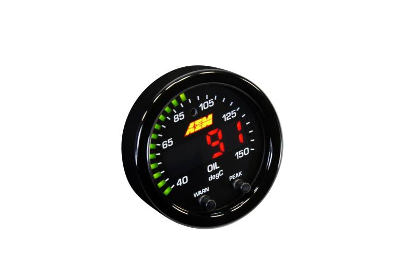 AEM 30-0302 X-Serie Wasser-/Getriebe-/Öltemperaturmessgerät von AEM