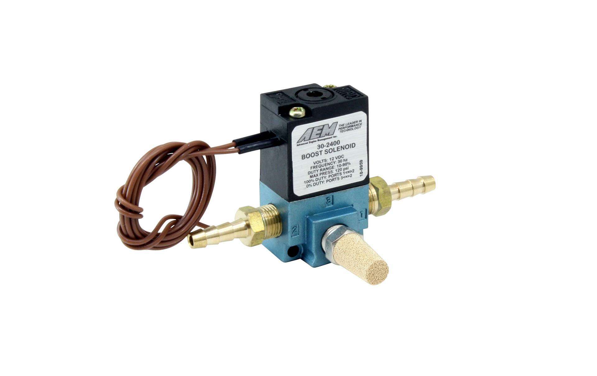AEM 30-2400 Ladedruckregelung Solenoid Kit mit 1/8-NPT, Blau AEM 30-2400 Ladedruckregelung Solenoid Kit mit 1/8-NPT, Blau von AEM