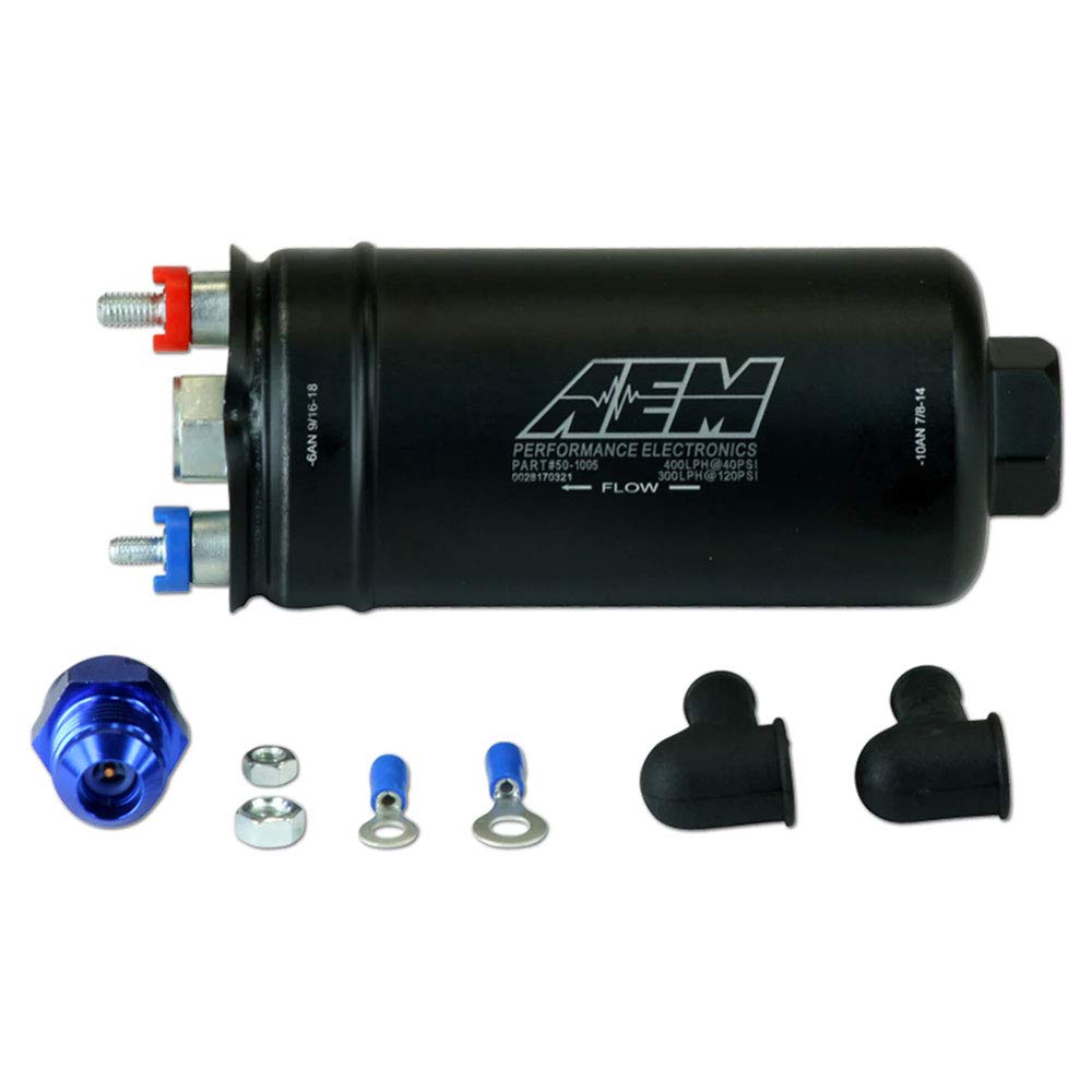 AEM 50-1005 Hochdruck-Kraftstoffpumpe Inline, Schwarz von AEM