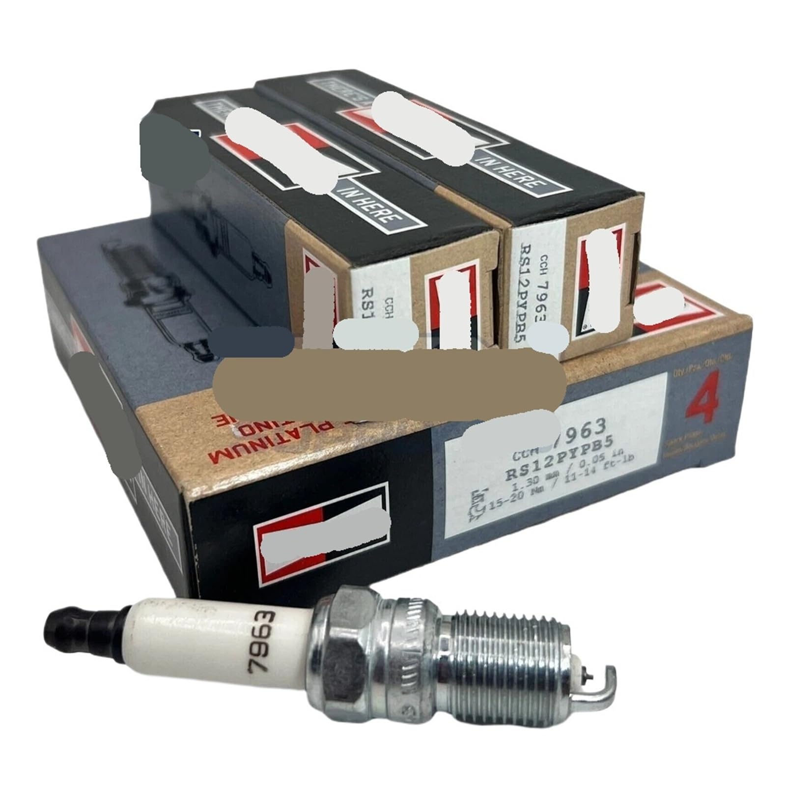 6 Stück 7963 Dual Platin Zündkerze RS12PYPB5 6 Stück 7963 Dual Platin Zündkerze RS12PYPB5 von AEPQBGQJ