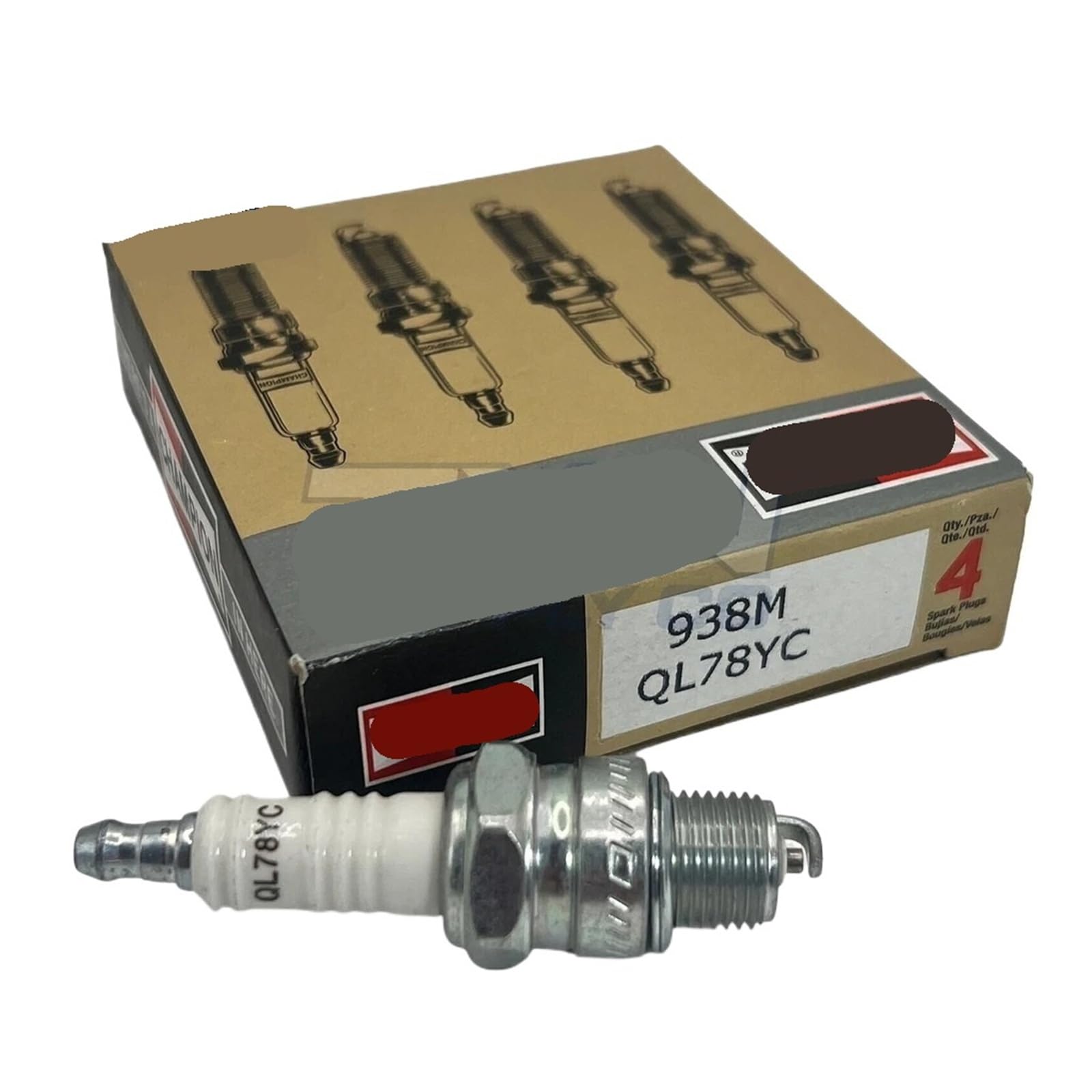 938M Kupferzündkerze QL86C 4er-Pack 938M Kupferzündkerze QL86C 4er-Pack von AEPQBGQJ