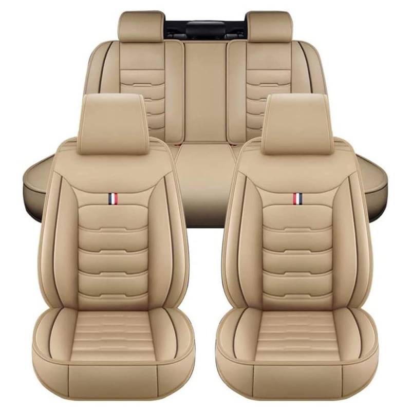 AEQTUDCB Auto Sitzbezüge, Für Mitsubishi Colt Turbo/Hybrid 2023 2024 Schonbezüge sitzschoner vorne und hinten Wasserdicht Verschleißfest Innenraum Accessories,D von AEQTUDCB