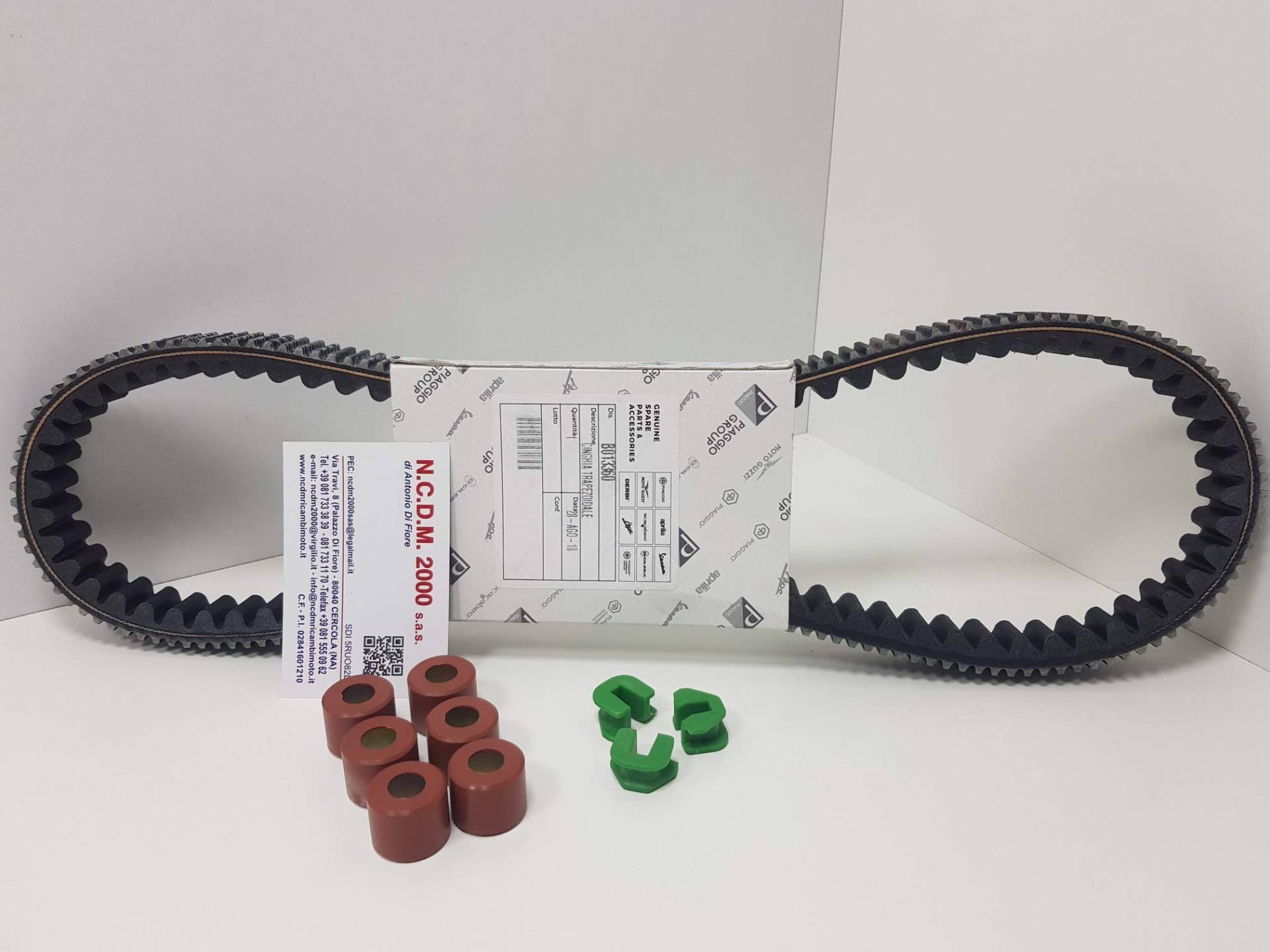 AER Original Motorradriemen für Piaggio Beverly 250, 300 (Zahnriemen, 2005-2019) von AER MOTO SPARE PARTS