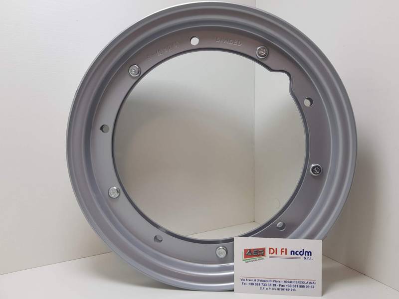 Felge Rad Made in Italy Grau 10" Vespa PX 125 150 200 von AER MOTO SPARE PARTS