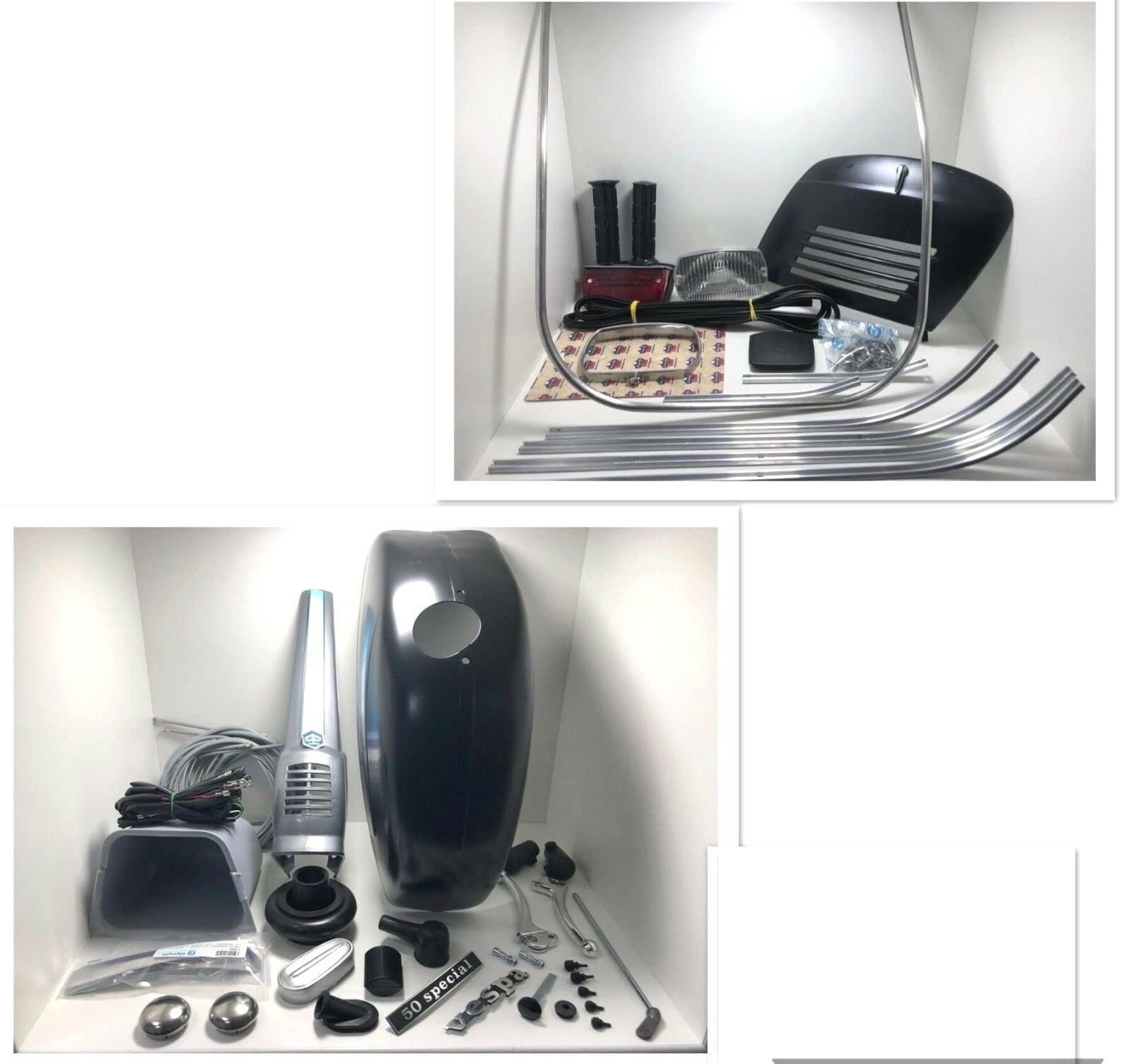 Komplettes Ersatzteil-Set für Vespa 50 Special mit Kotflügel und Tür Komplettes Ersatzteil-Set für Vespa 50 Special mit Kotflügel und Tür von AER MOTO SPARE PARTS