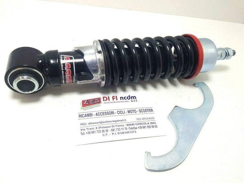 Stoßdämpfer vorne Carbon verstellbar schwarz Vespa 50 Special R L N PKS von AER MOTO SPARE PARTS