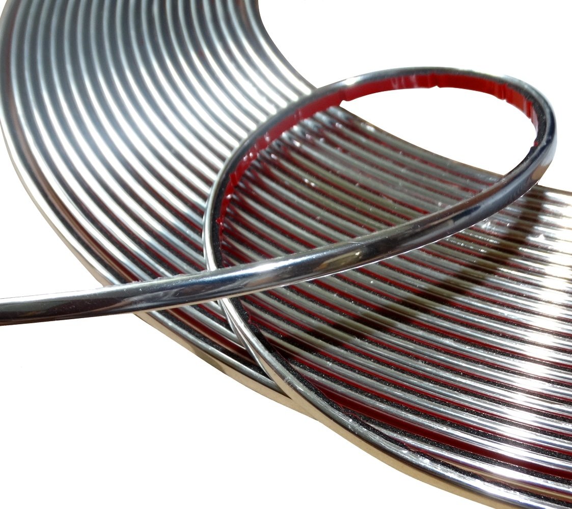 AERZETIX - C12416 - Zierleiste Selbstklebend - 6mm 15m - Chrom - Nickel - Farbe Silber AERZETIX - C12416 - Zierleiste Selbstklebend - 6mm 15m - Chrom - Nickel - Farbe Silber von AERZETIX