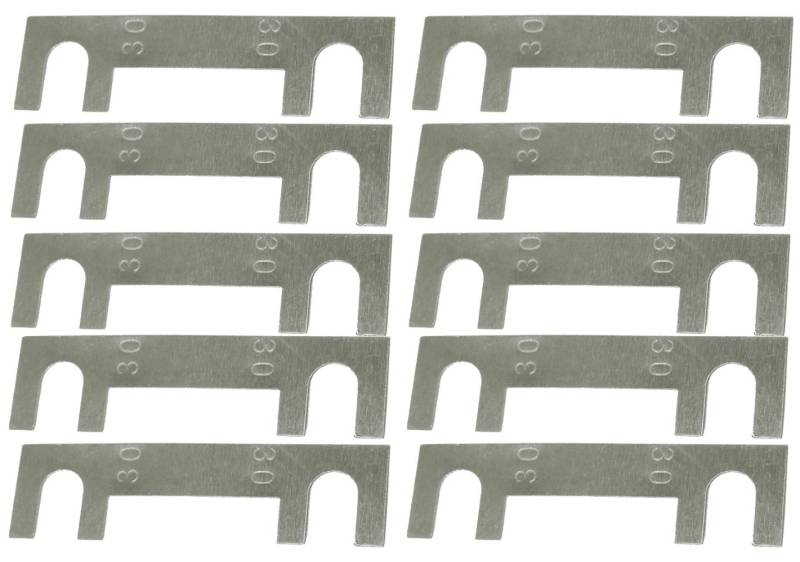 AERZETIX - C42203-10 x Streifensicherung - 30A - mit Laschen Schaufeln - für Hochstrom - Sicherungshalter von AERZETIX