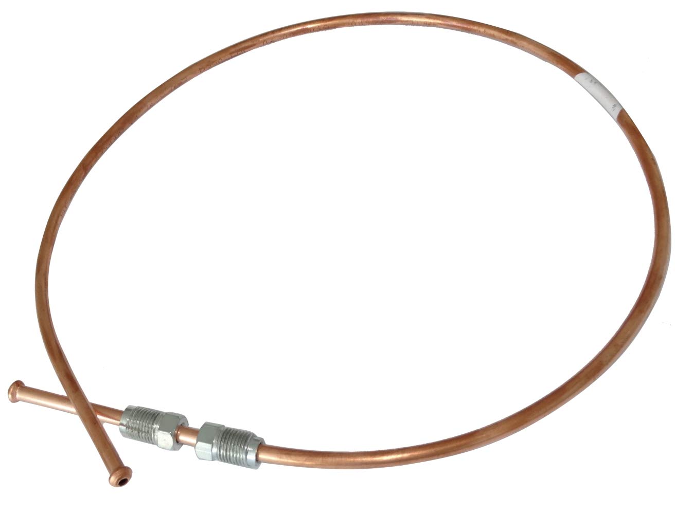 AERZETIX - C42548 - Bremsleitung - Schlauch - aus Kupfer - 70cm Ø4.76mm - mit Verbindungsstücken - M10x1/M10x1 von AERZETIX