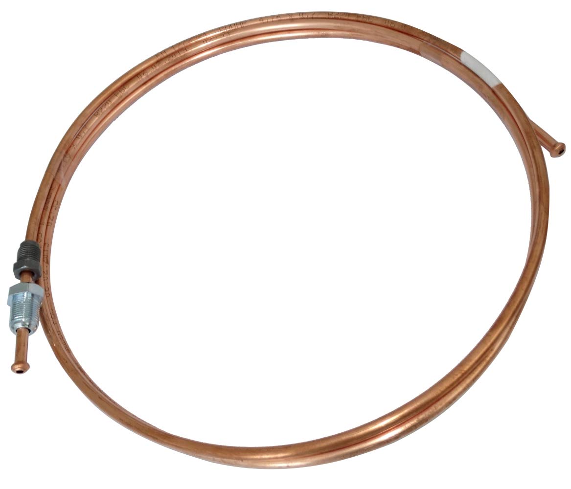 AERZETIX - C42564 - Bremsleitung - Schlauch - aus Kupfer - 180cm Ø4.76mm - mit Verbindungsstücken - M12x1/M10x1 von AERZETIX