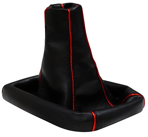 AERZETIX - Schaltsack - aus Kunstleder - schwarz/rot - für Auto AERZETIX - Schaltsack - aus Kunstleder - schwarz/rot - für Auto von AERZETIX