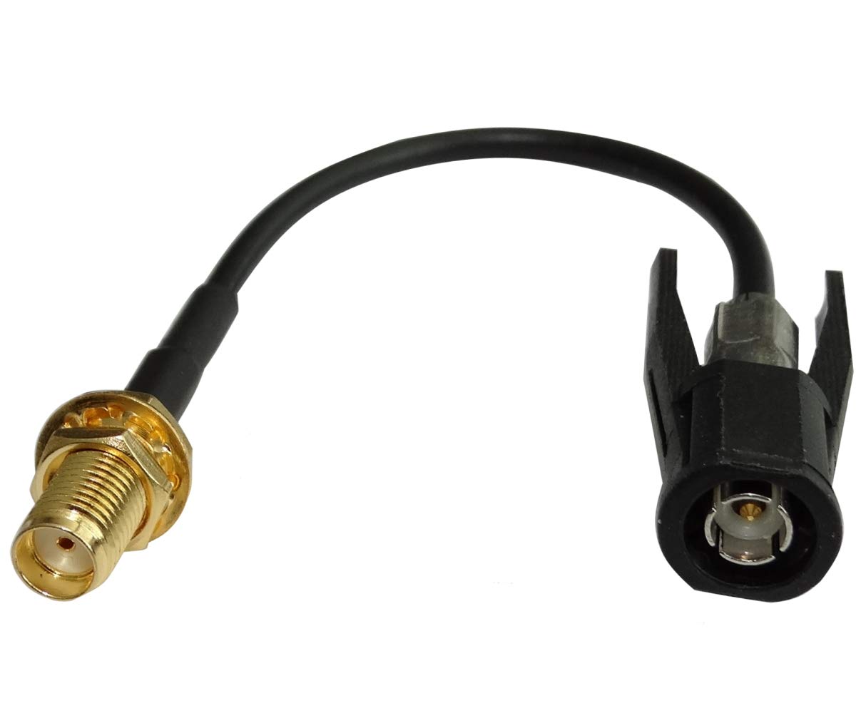 AERZETIX: Adapterkabel 10cm SMA-B Buchse zu Wiclic RG174 C43447 kompatibel von AERZETIX