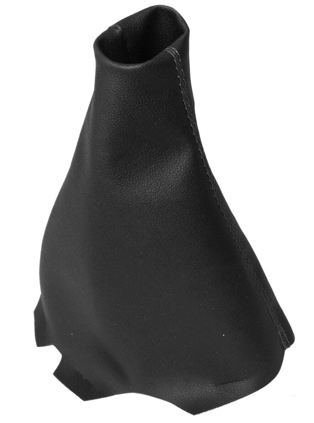 AERZETIX: Schwarz Schaltmanschette aus Kunstleder mit schwarz Nahten von AERZETIX