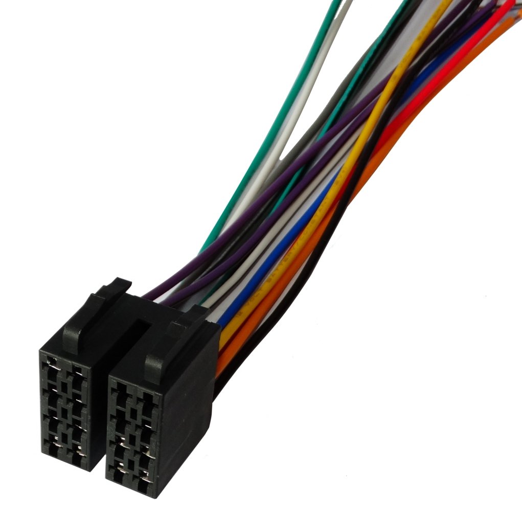 Aerzetix - Steckverbinder ISO 13 PIN 8 + 5 vorverdrahtet Autoradio von AERZETIX