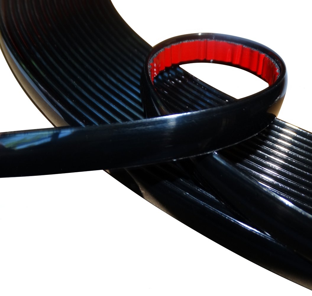 Aerzetix: 10mm 4.5m schwarz Klebeband auf Auto-Auto-Motorrad-Stick von AERZETIX