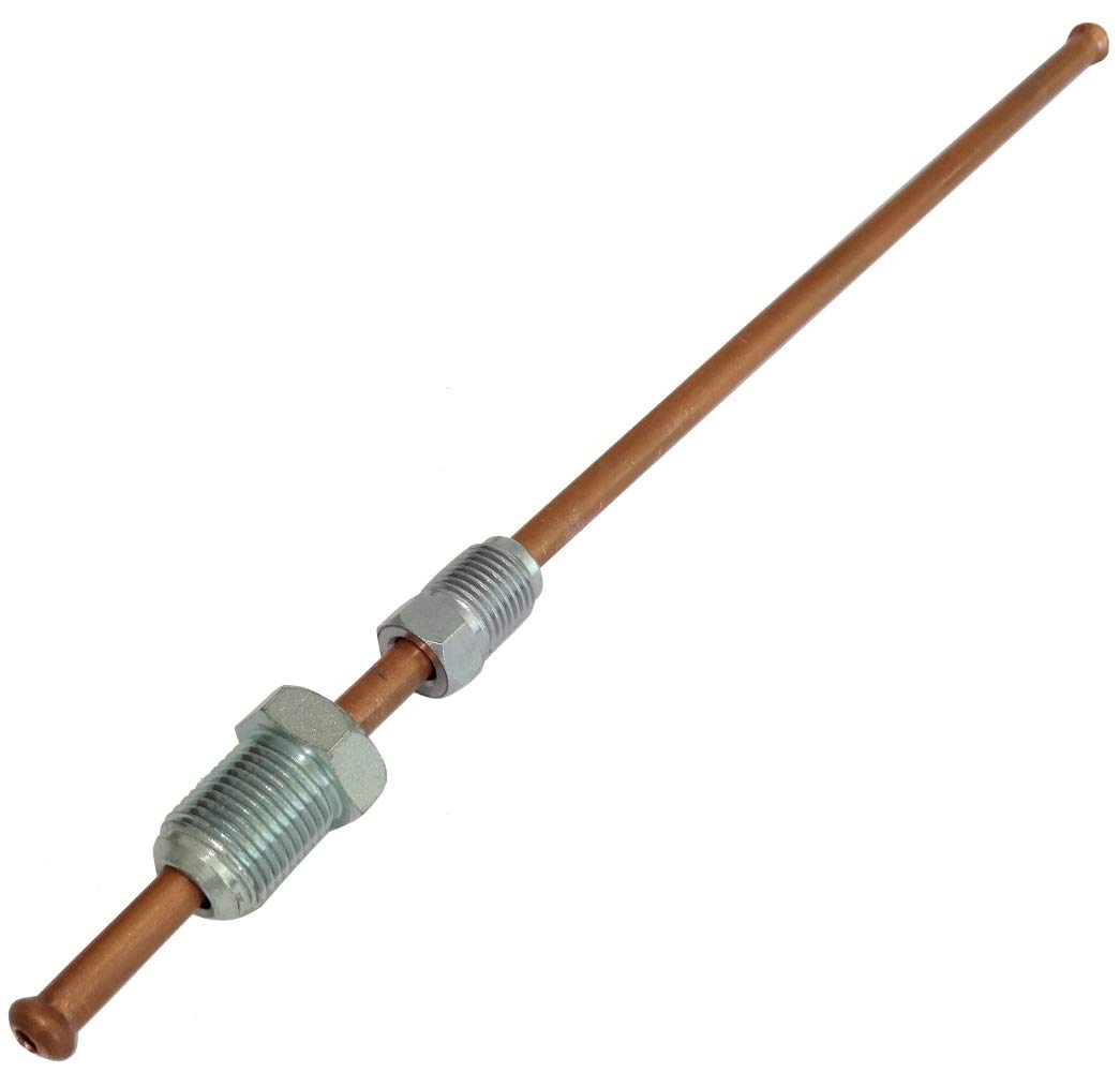 Aerzetix: Bremsleitung Schlauch aus Kupfer 20 cm Ø 4,76 mm mit Anschlüssen M12x1/M10x1 C42640 von AERZETIX