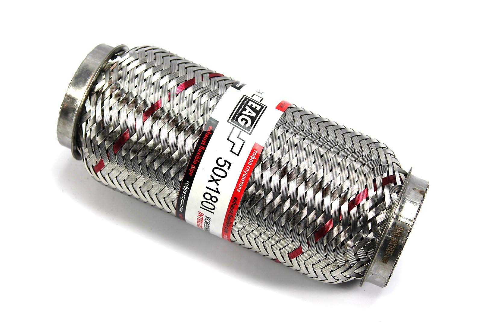 EAG Flexstück Flexrohr 50 x 180 mm Auspuffrohr - Interlock und Außen-Gewebe von AET AUTOTEILE