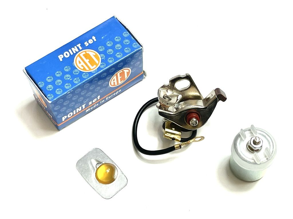 1A HQ Qualitäts SET Unterbrecher + Kondensator für die große Bosch Zündung 1A HQ Qualitäts SET Unterbrecher + Kondensator für die große Bosch Zündung von AET