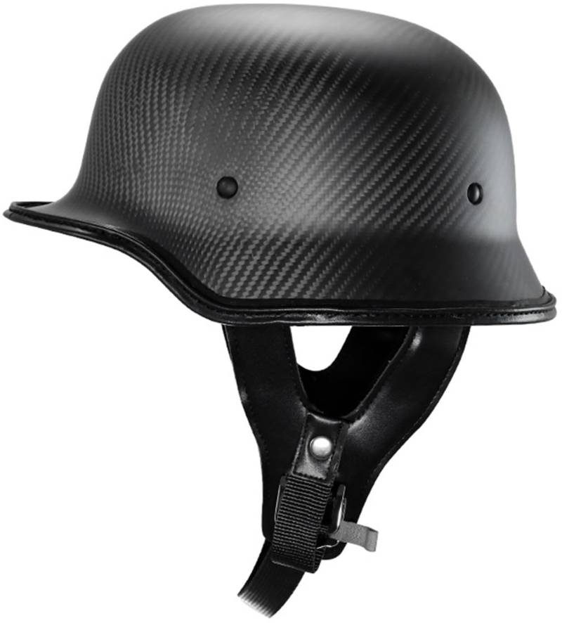 Halbhelme Motorradhelm, Halbschalenhelm Mit DOT/ECE Genehmigt Brain-Cap Halbschale Roller-Helm Scooter-Helm Chopper Helm Für Bike Mopeds Herren Und Damen Erwachsene 2,XXL von AEZXSHOP