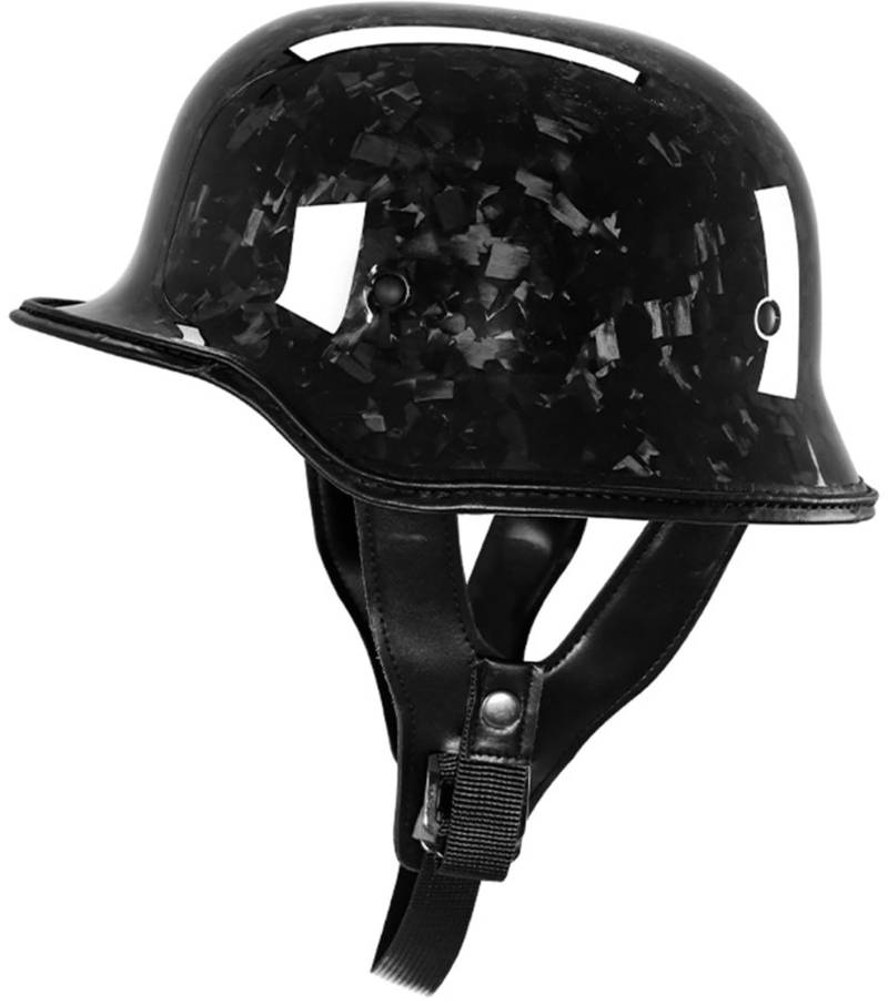 Halbhelme Motorradhelm, Halbschalenhelm Mit DOT/ECE Genehmigt Brain-Cap Halbschale Roller-Helm Scooter-Helm Chopper Helm Für Bike Mopeds Herren Und Damen Erwachsene 5,XXL von AEZXSHOP