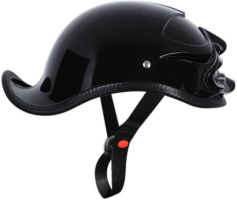 Halbschalenhelm Motorradhelm, DOT/ECE-Zulassung, Baseball Cap Fahrradvisier Chopper Scooter Helm Herren Retro Motorrad Halbhelm Männer Frauen Mofa Helm Für Bike Mopeds 2,M von AEZXSHOP