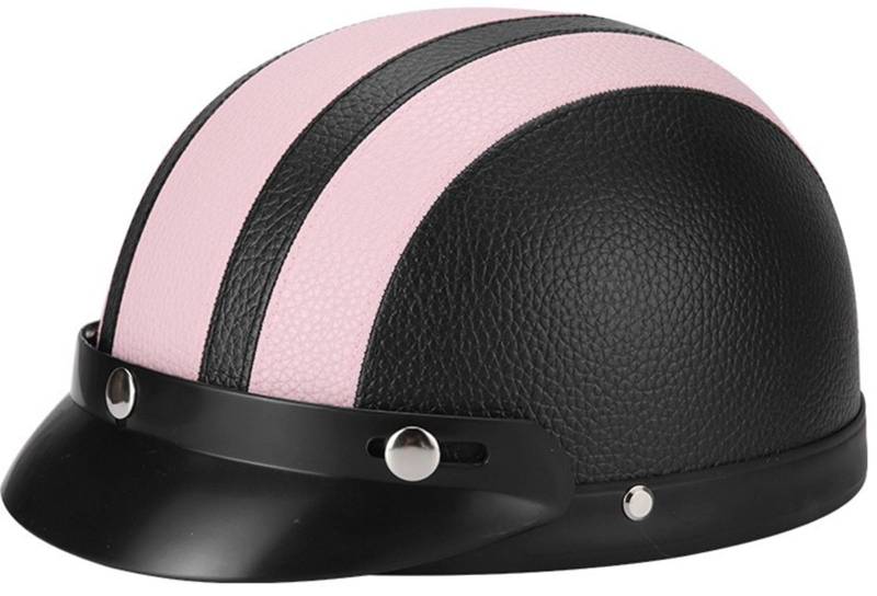 Jethelm Retro, Motorradhelm Jethelm Roller-Helm, Deutscher Stil Halbschale Helm, Herren Und Damen Vintage Halbgesicht Chopper Helm DOT/ECE-Zugelassen Für Bike Mopeds 12 von AEZXSHOP