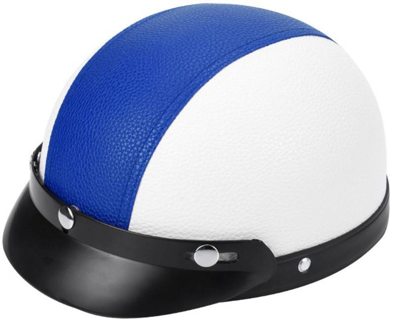 Jethelm Retro, Motorradhelm Jethelm Roller-Helm, Deutscher Stil Halbschale Helm, Herren Und Damen Vintage Halbgesicht Chopper Helm DOT/ECE-Zugelassen Für Bike Mopeds 4 von AEZXSHOP