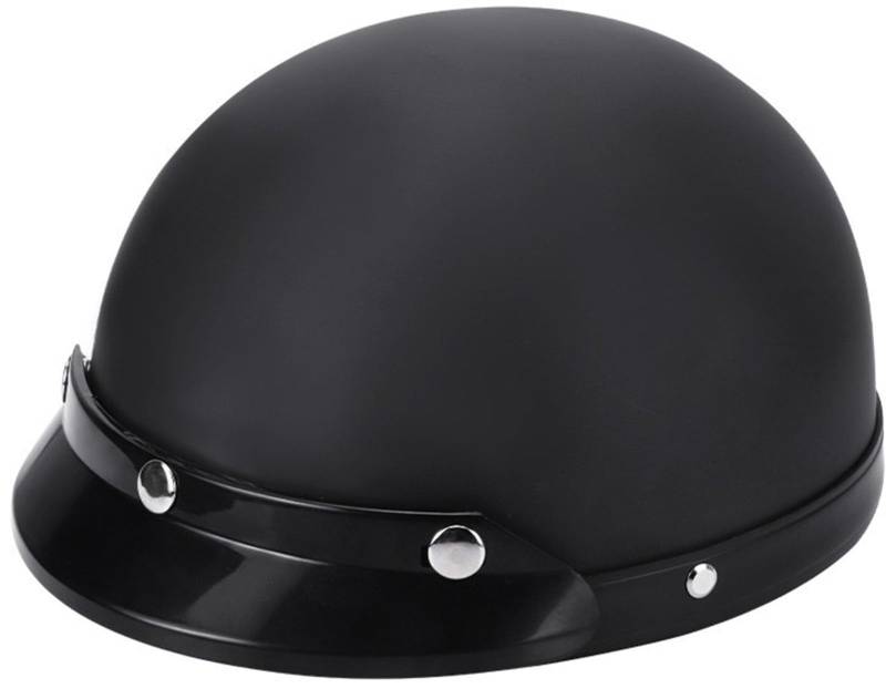 Jethelm Retro, Motorradhelm Jethelm Roller-Helm, Deutscher Stil Halbschale Helm, Herren Und Damen Vintage Halbgesicht Chopper Helm DOT/ECE-Zugelassen Für Bike Mopeds 7 von AEZXSHOP
