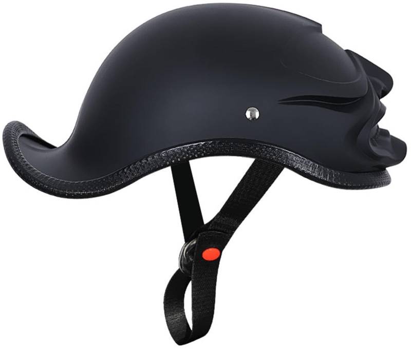 Mopedhelm, Halbschalenhelm Mit DOT/ECE-Zugelassen Retro Helm Jethelm,Jet-Helmhalbhelm Scooter-Helm Offenem Helm, Herausnehmbares Futter Für Bike Mopeds Roller Scoote Moped Mofa 4,L von AEZXSHOP