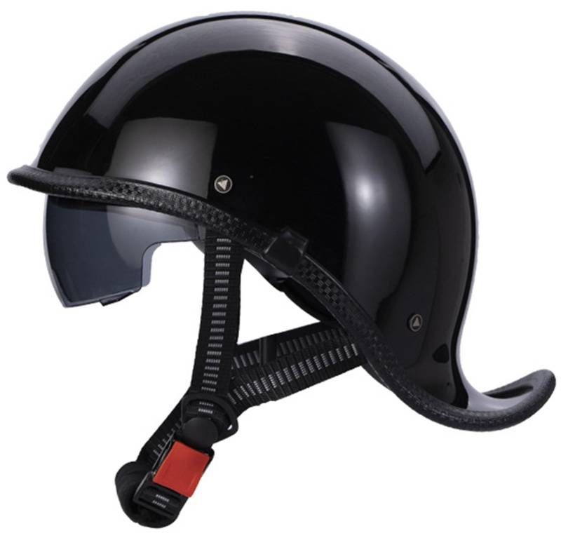 Retro Motorradhelm Halbschalenhelm Mit ECE Zulassung Baseball Cap Helm Jethelm Deutscher Stil Totenkopf Kappe Helm Motorrad Cruiser Roller Cool Helm Für Männer Und Frauen 2,XL von AEZXSHOP