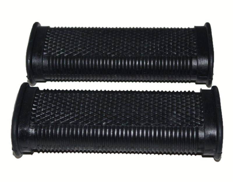 AEspares Fußrasten Gummi Set Schwarz Jawa CZ Perak 250 350 353 354 559 634 360 Yezdi von AEspares
