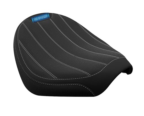 AEspares Schwarzer Signature Rider Sitz passend für Royal Enfield Shotgun 650 KXA00241 von AEspares