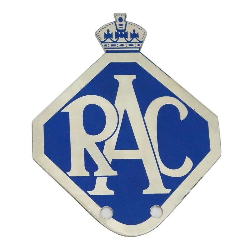 AEspares Vintage Royal Automotive Club RAC Metall-Abzeichen für Kühlergrill, Reproduktion von AEspares