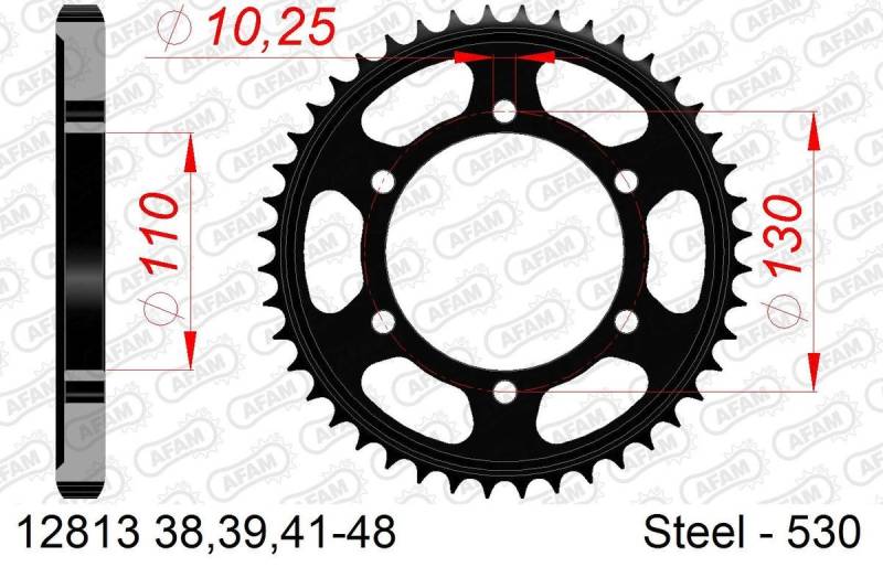 AFAM Kettenrad 12813-38 von AFAM