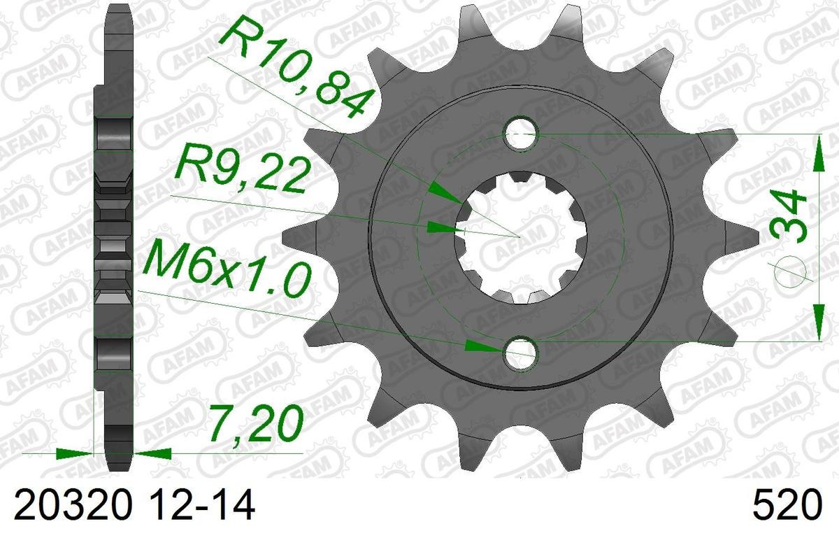 AFAM Kettenritzel 20320-13 AFAM Kettenritzel 20320-13 von AFAM