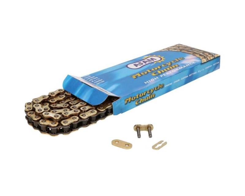 Kette AFAM verstärkt gold 420 R1-Gx140 kompatibel mit GENERIC Trigger 50cc, X Enduro, GILERA GSM, RCR, SMT von AFAM