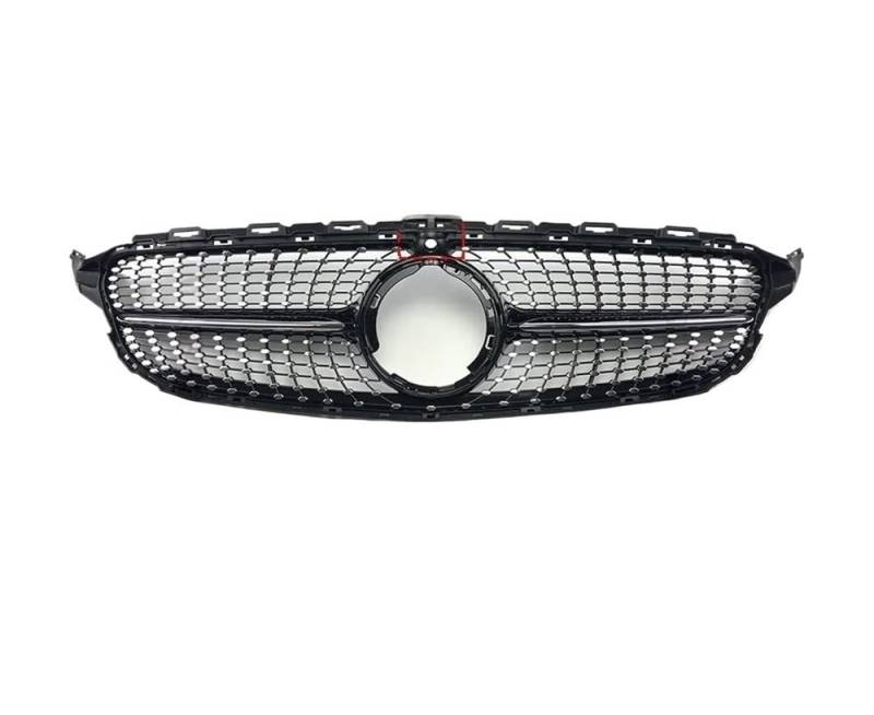 Auto frontstoßstange Grill Auto Frontstoßstange Kühlergrill Einlass Haube Grill Mitte Mesh Für Benz C W205 C205 S205 AMG 2014 2015 2016 2017 2018 2019 2020 2021 von AFHEG