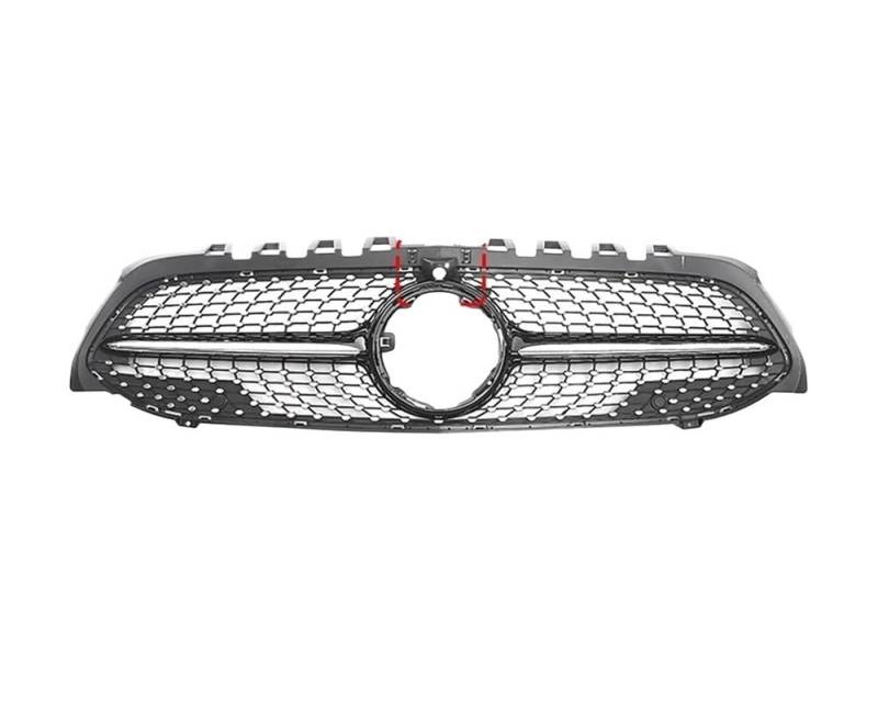 Auto frontstoßstange Grill Für Benz A A35 W177 2019 2020 2021 2022 Auto Front Kühler Gitter Stoßstange Grille Haube Mesh Grill Körper Kit Tuning von AFHEG